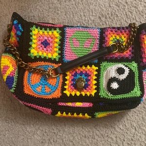 Kurt Geiger Peace and Love Kensington Crotchet Bag